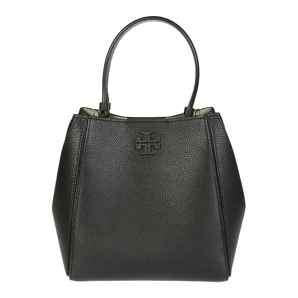 TORY BURCH Stijlvolle Bucket Tas Black Dames