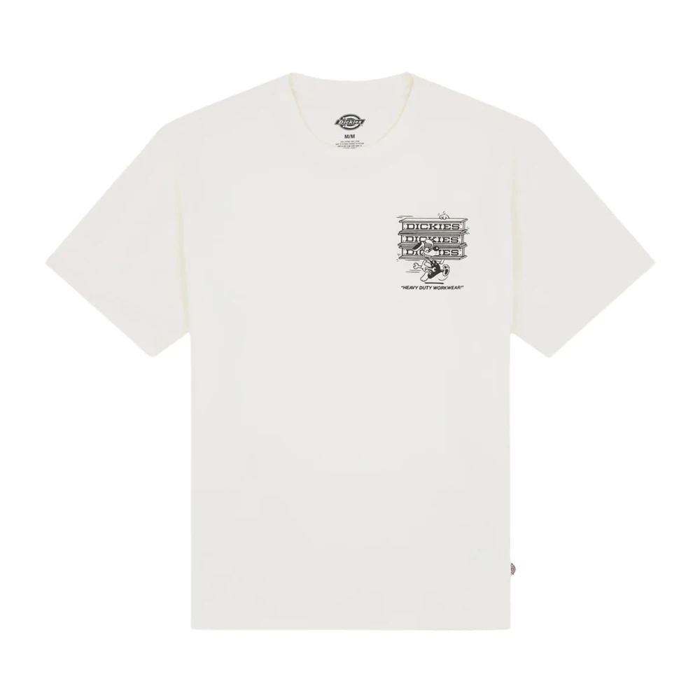 Dickies Men's White T-Shirts, S, Lynndyl Ss Tee