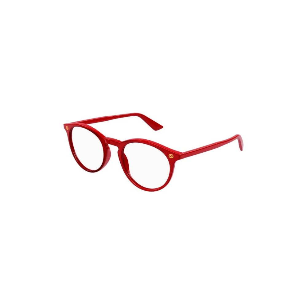 Gucci Men's Red Glasses, 49 Mm, Optical Frame
