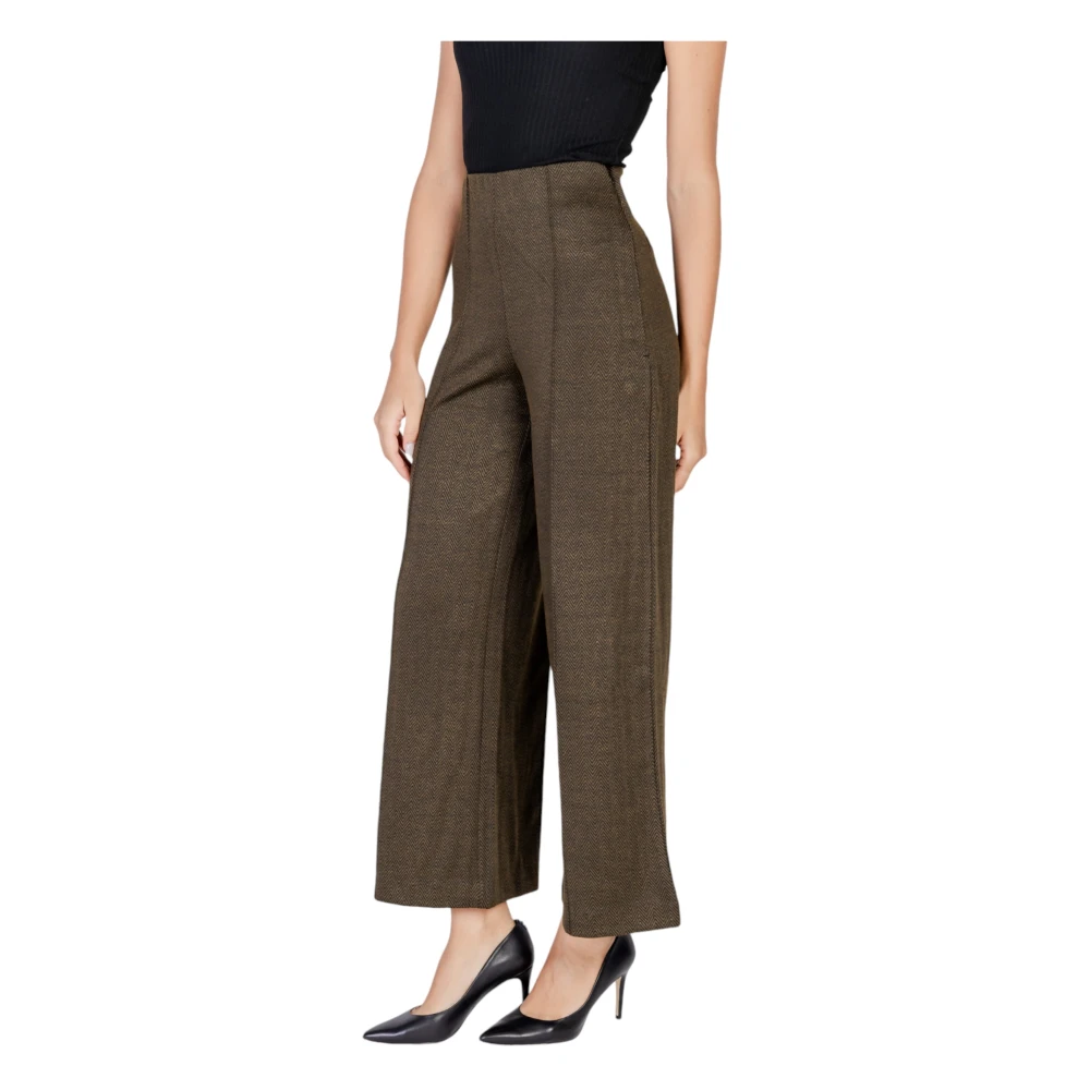 Ichi Herfst Winter Damesbroek Green Dames