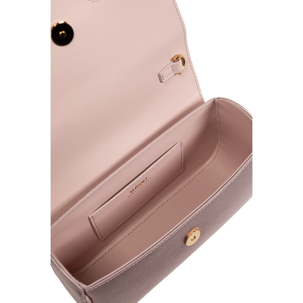 Versace Satijnen schoudertas Pink Dames