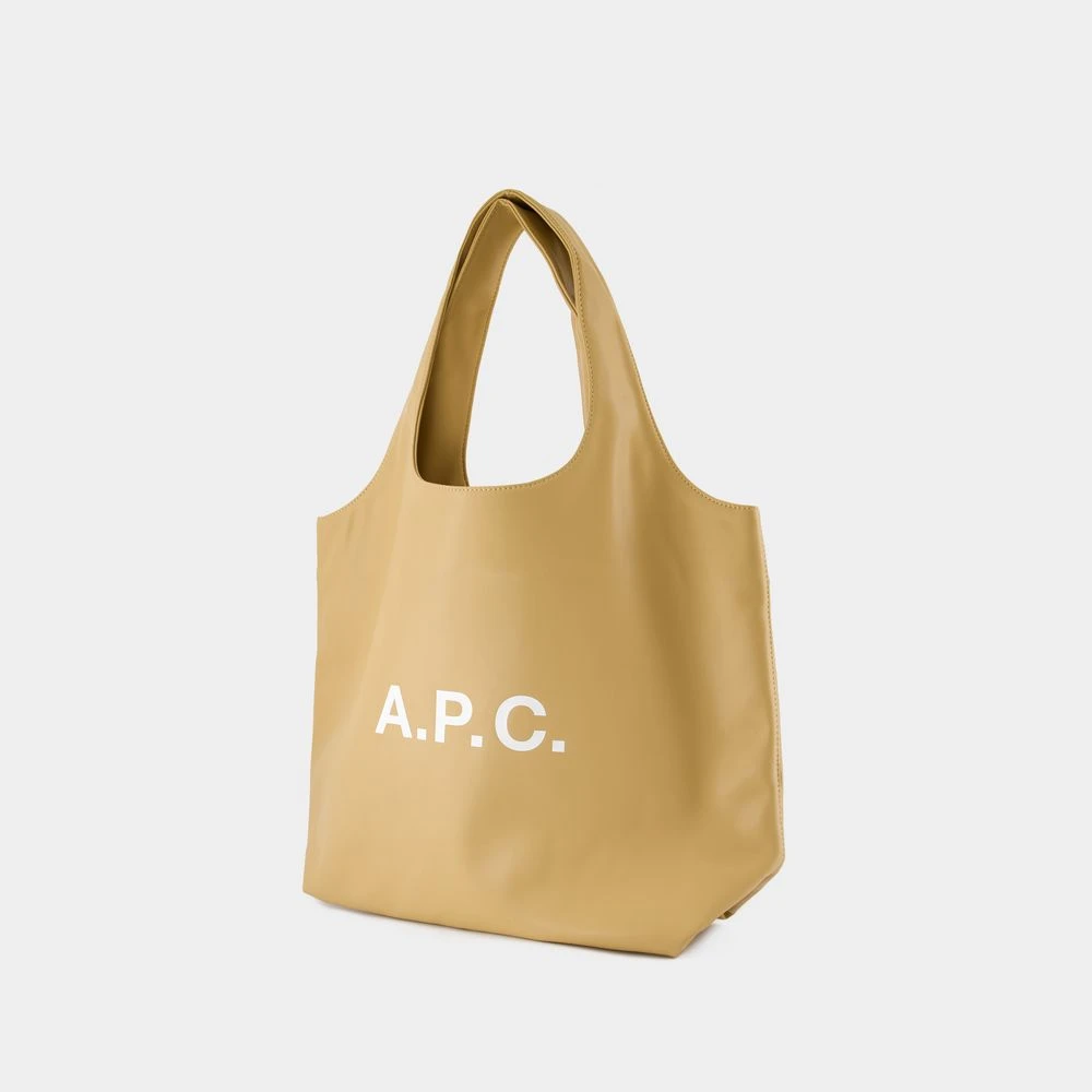 A.p.c. Beige PVC Tote Tas Ninon Beige Dames