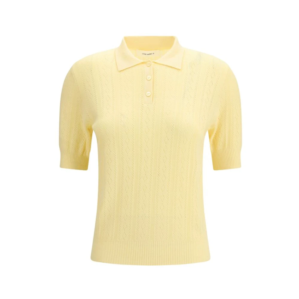 Lisa Yang Women's Yellow Cristine Polo Shirt