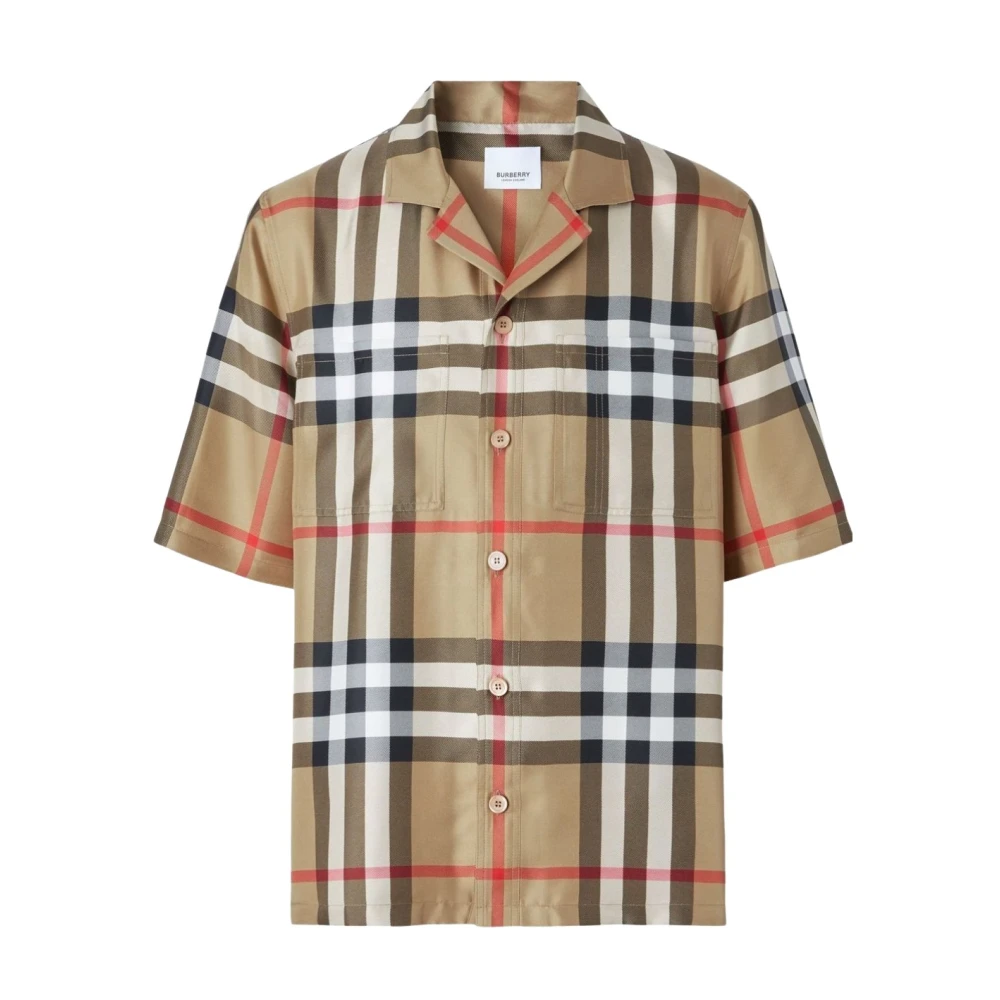 Burberry Stijlvolle Shirt A7028 Multicolor Heren