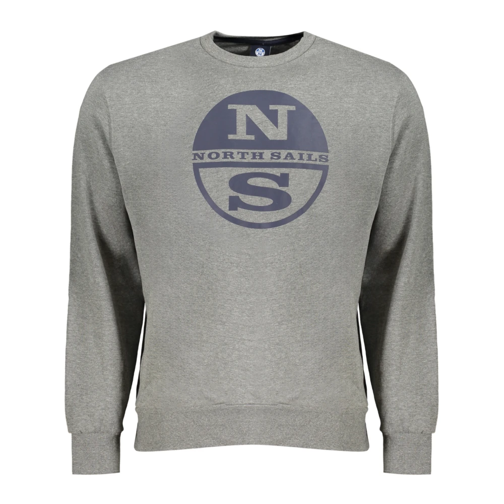 North Sails Men's Gray Long Sleeve Sweatshirt - Sweatshirts - 2XL - Sweatshirts & Hoodies