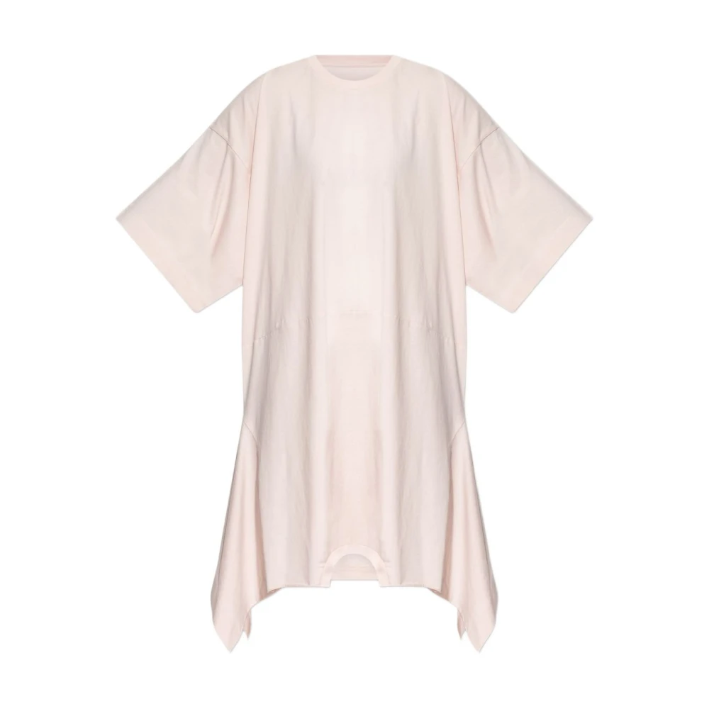 Mm6 Maison Margiela Femme Rose - Robe Coupe Asymétrique - Robes - Taille: 40 Fr
