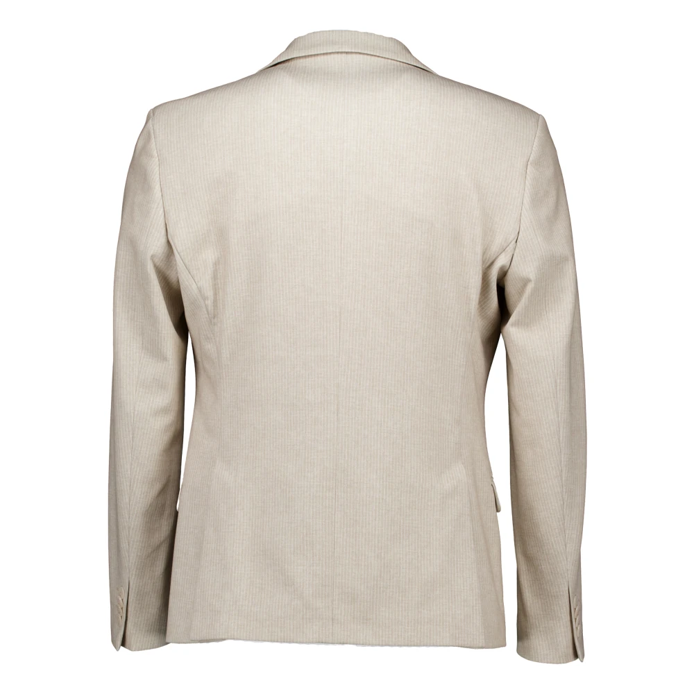 Zuitable Stijlvolle Sand Blazers voor Mannen Beige Heren