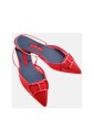 ballerines-insignia-en-maille-rouge
