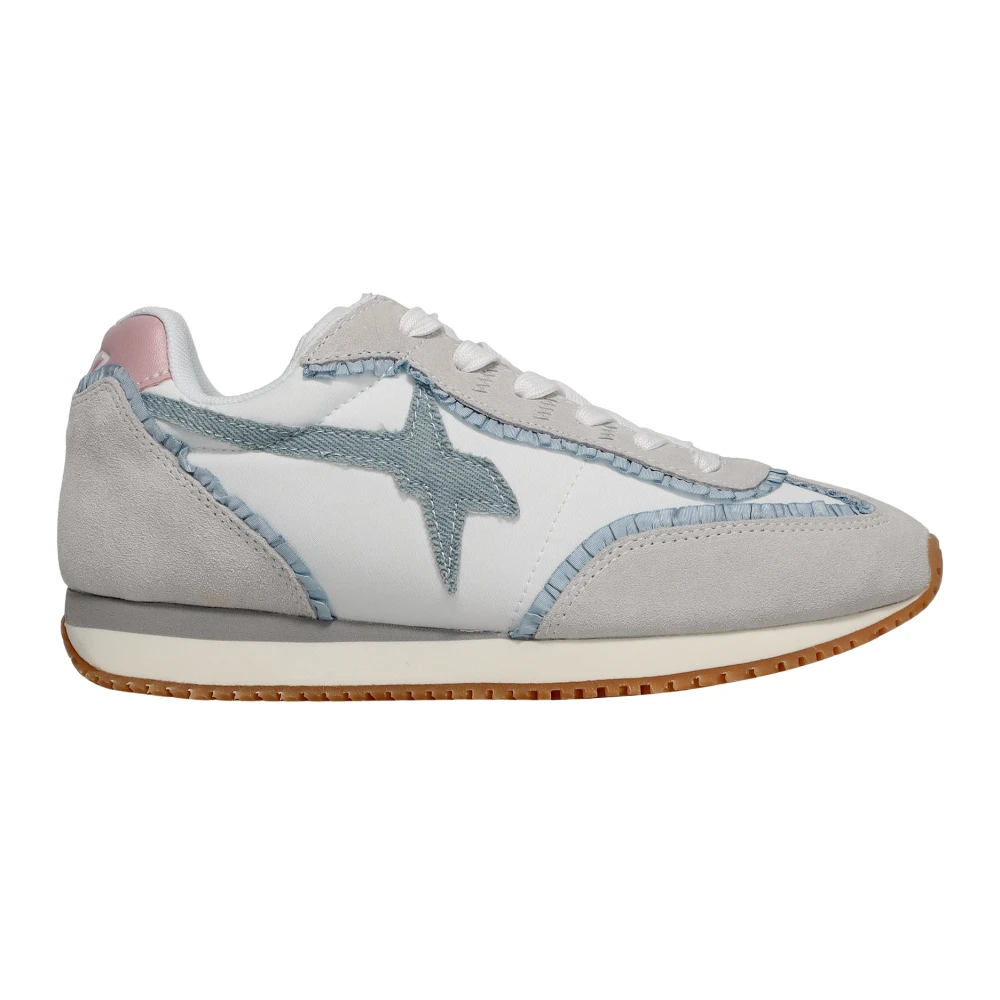 W6yz Women's White Samoa-Uni. Sneakers