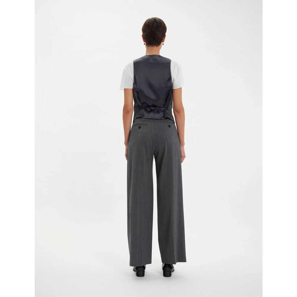 Ines De La Fressange Paris Robinson Waiscoat Gray Dames