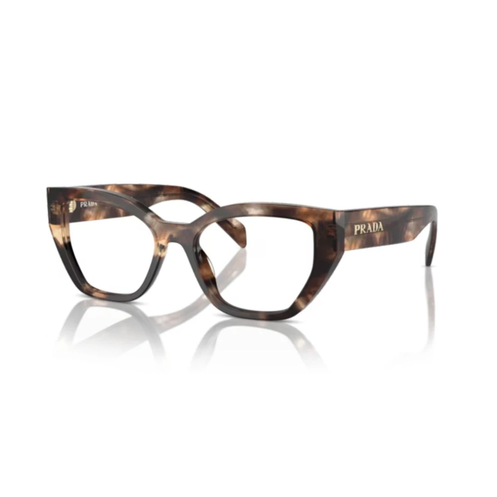 Prada Stijlvolle Carey Frame Zonnebril Brown Unisex