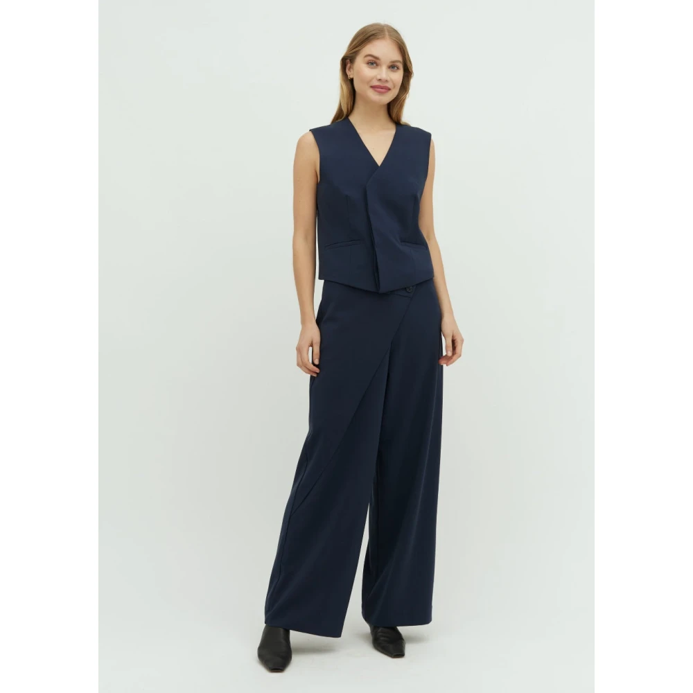 MbyM Navy Blue Hettie Vest Blue Dames