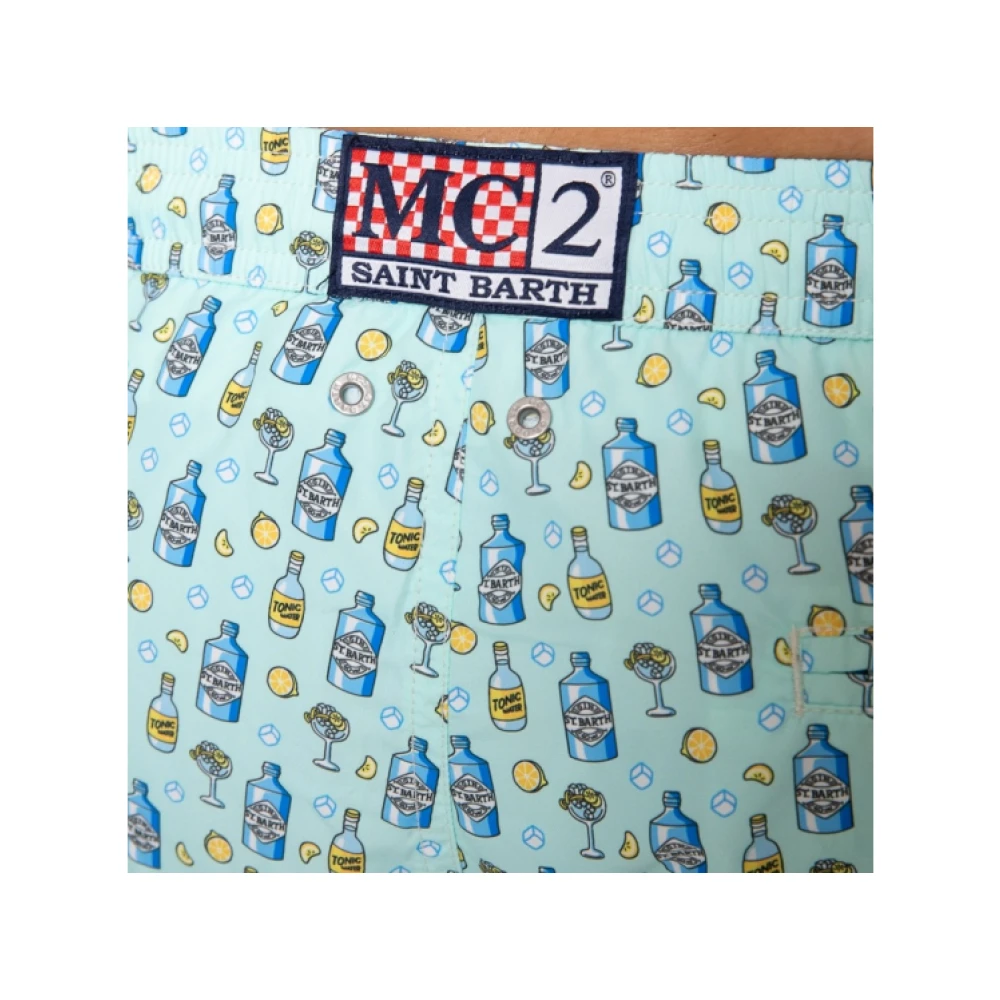 MC2 Saint Barth Blauwe Tonic Water Zwembroek Blue Heren