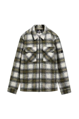 Clayton Fleece Check Overshirt