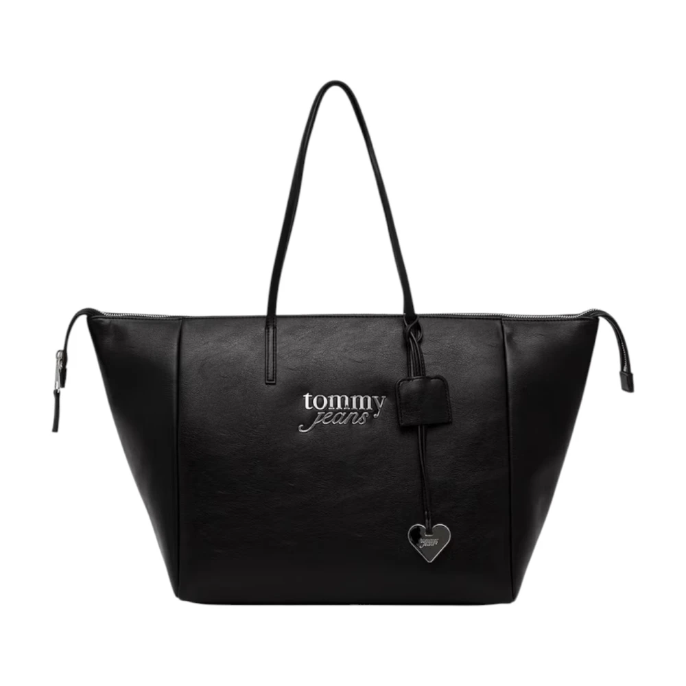 Tommy Hilfiger Women's Black Tjw Bold Tote - Shopping Bags - One Size - Bags