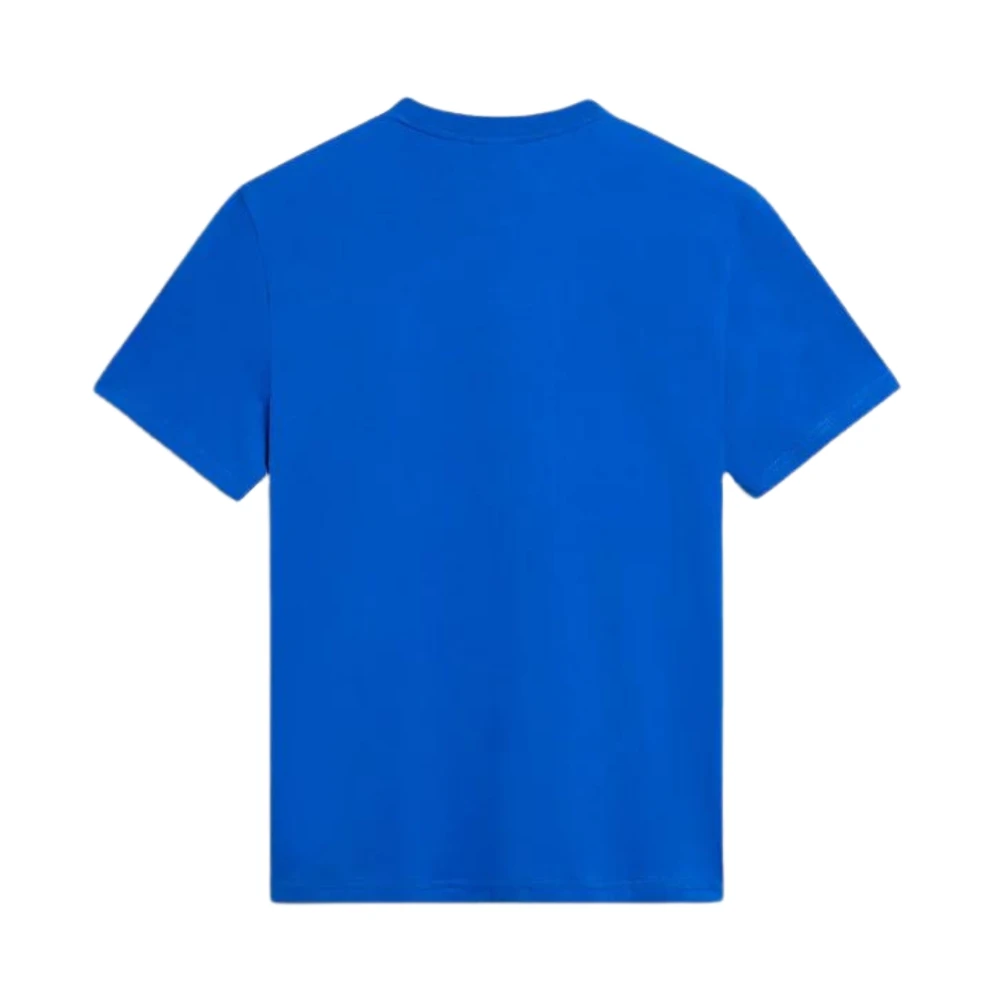 Napapijri Blauwe Korte Mouw Aylmer T-shirt Blue Heren