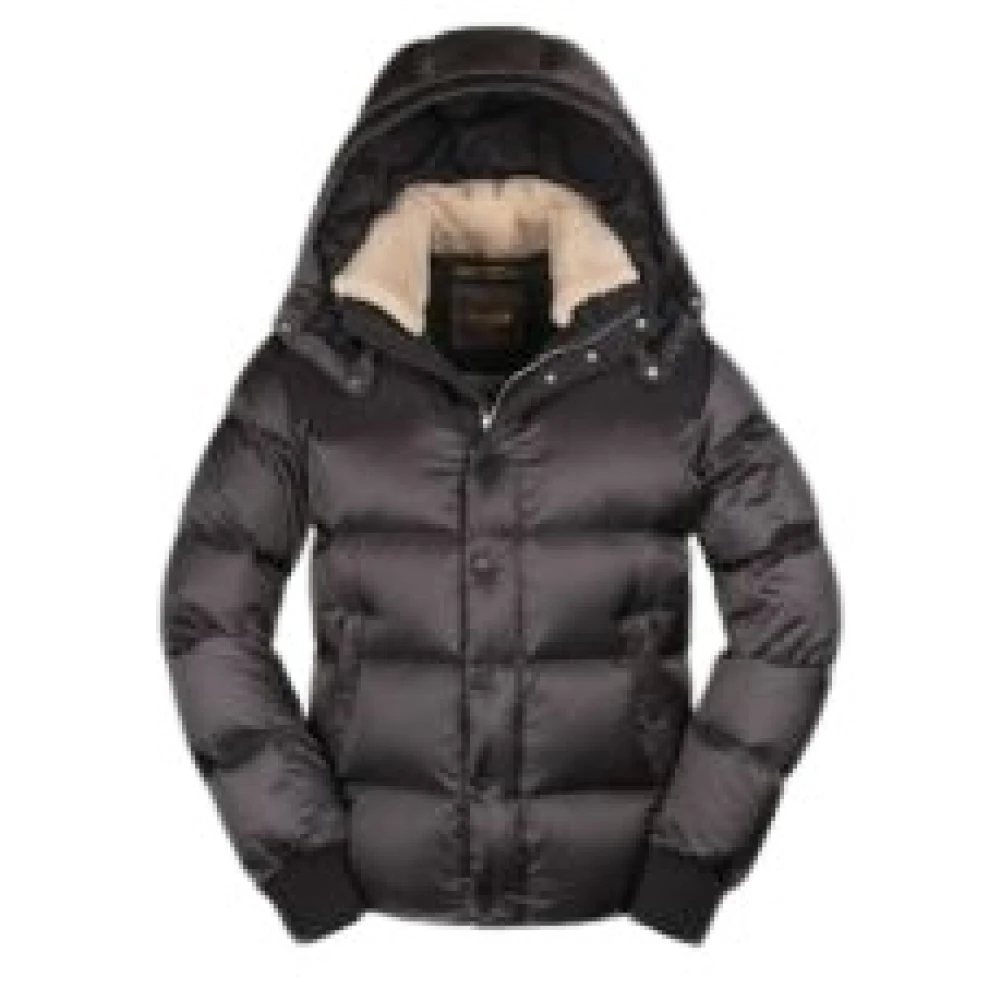 Moorer Zwarte Winterjassen Black Heren