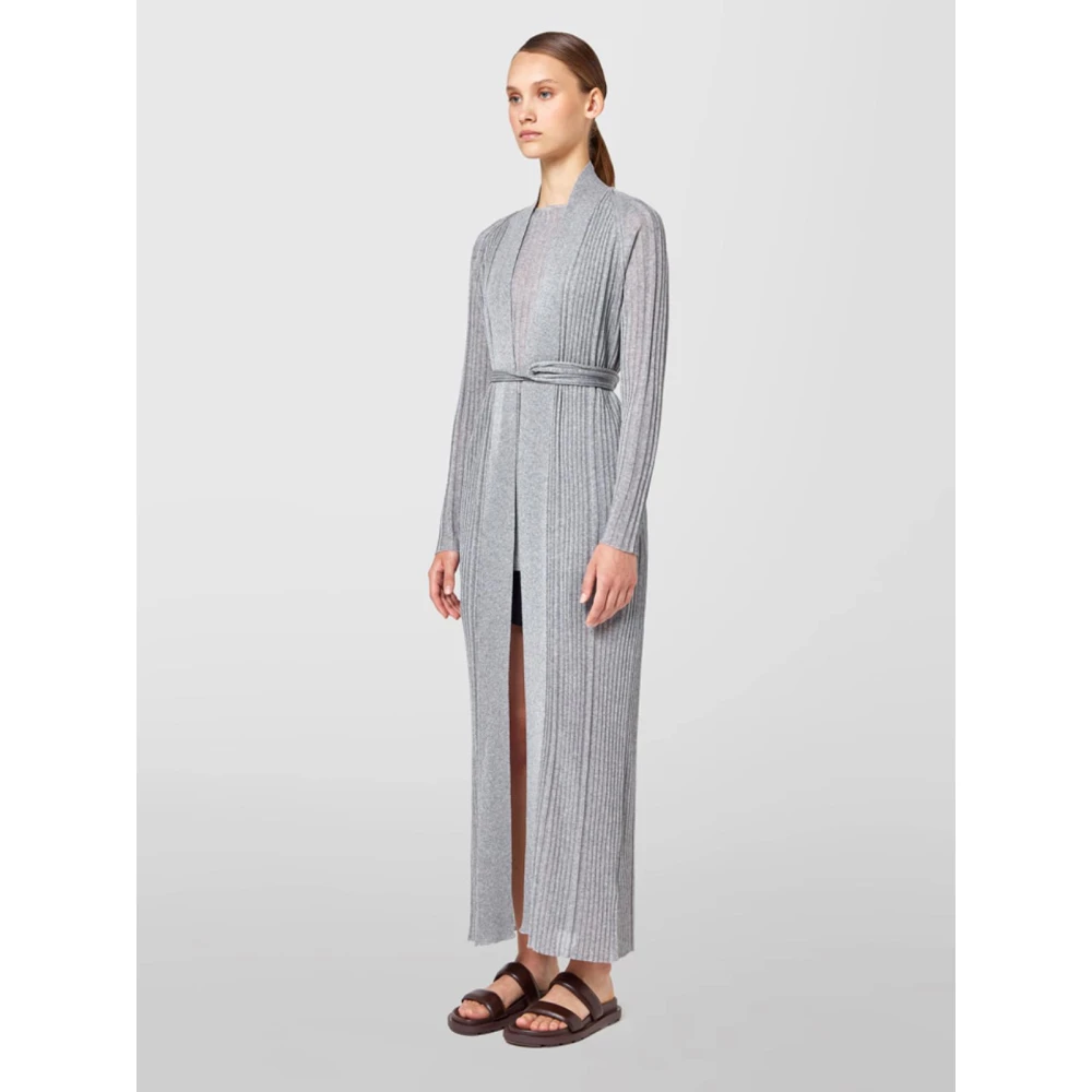 Alpha Studio Lange Cardigan White Dames