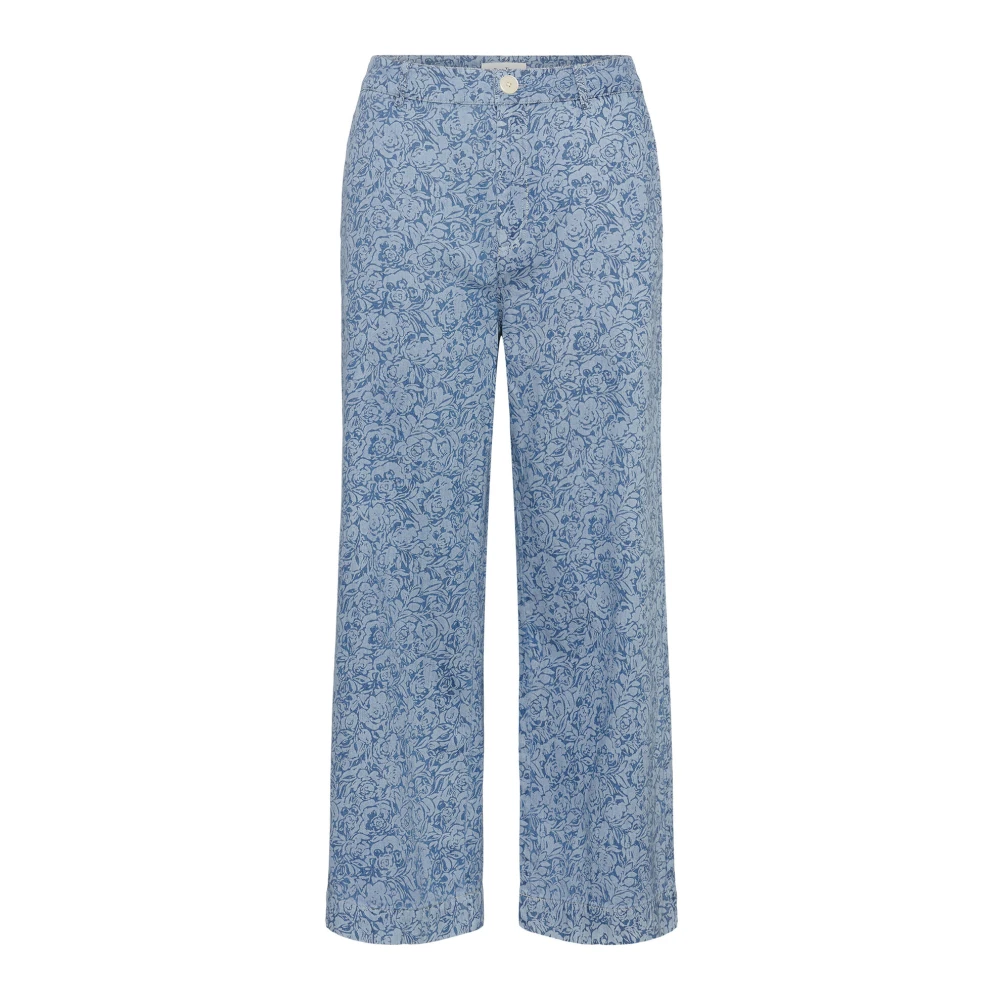 Part Two Denim Straight-Leg Broek Blue Dames