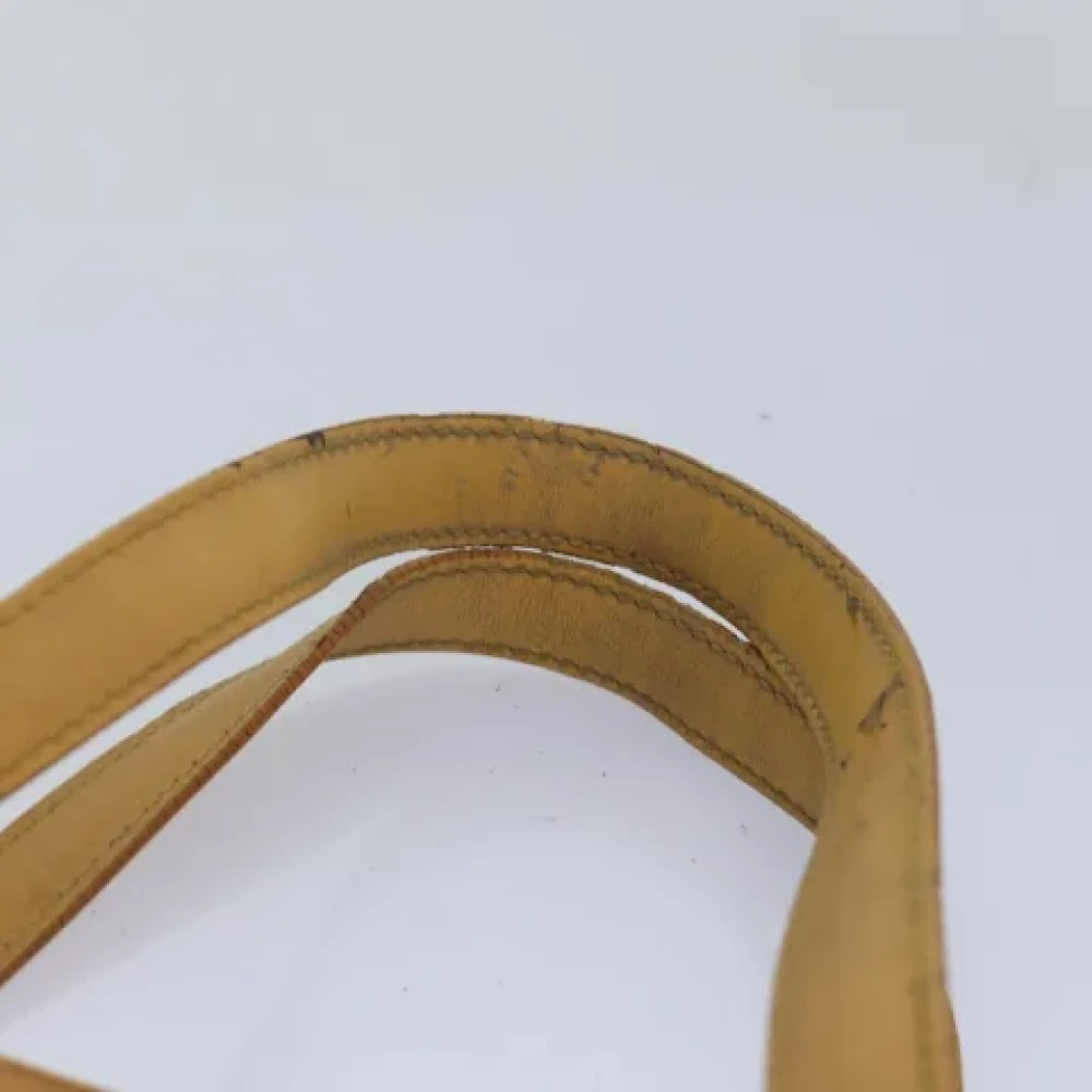 Louis Vuitton Vintage Pre-owned Leather shoulder-bags Yellow Dames
