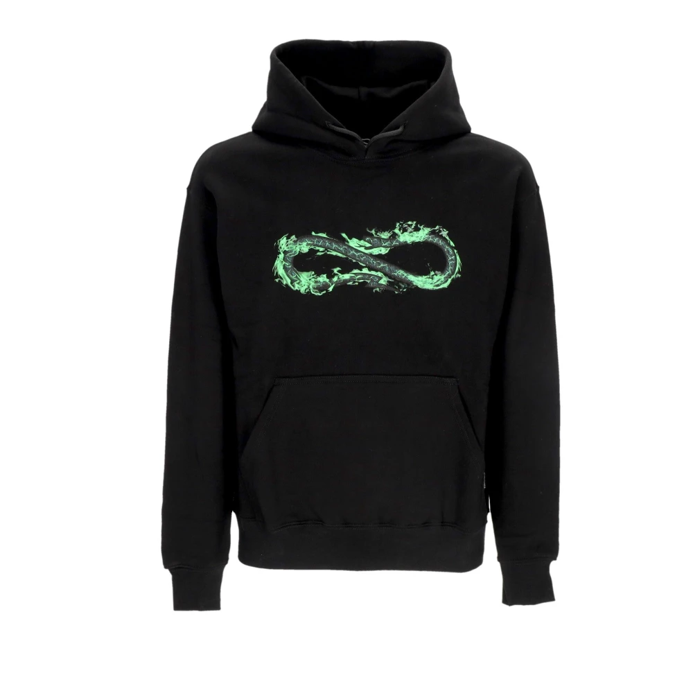 Propaganda Black Hoodies, Male, Xl, Hoodie With Logo Print