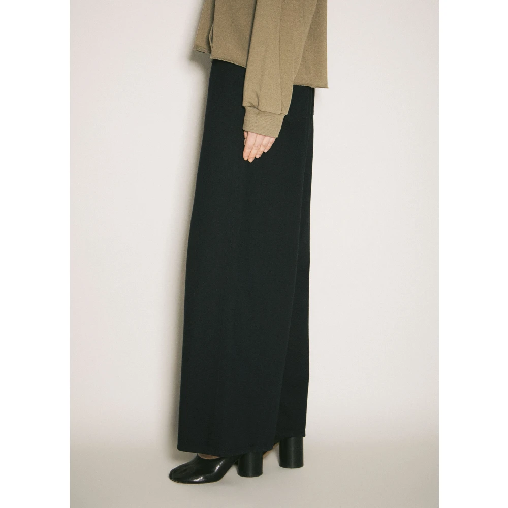 MM6 Maison Margiela Drawstring Wide-Leg Jeans Black Dames