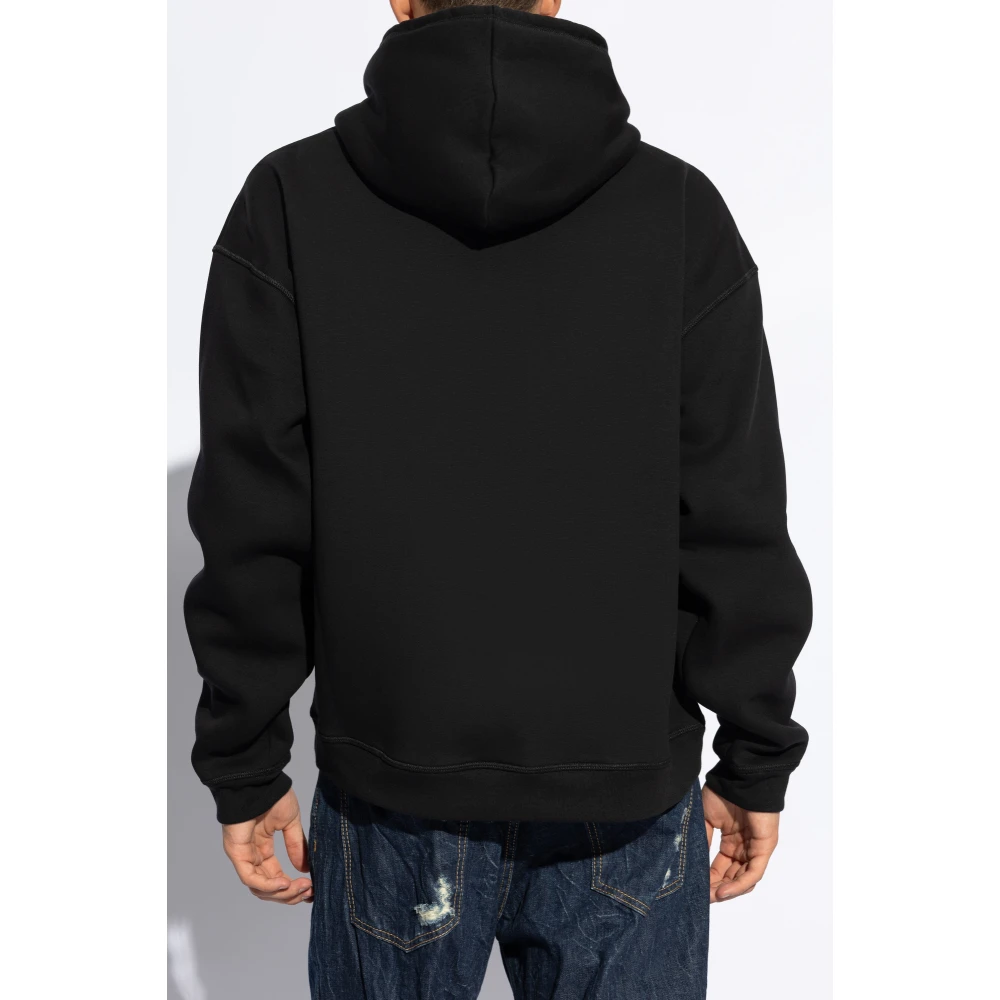 Dsquared2 Sweatshirt met logo Black Heren