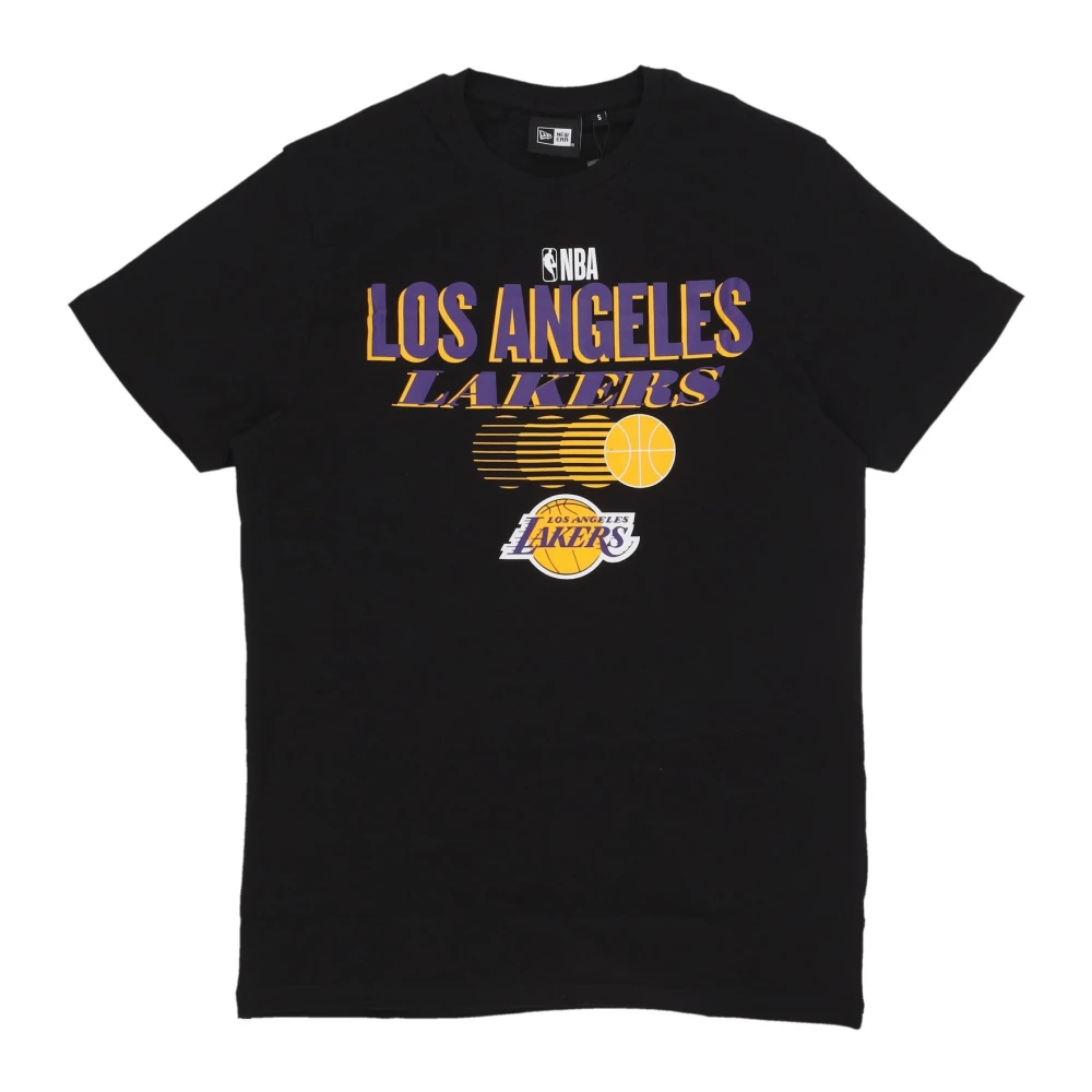 New Era Men's Black Training, Xl, Nba Team Graphic Tee Loslak