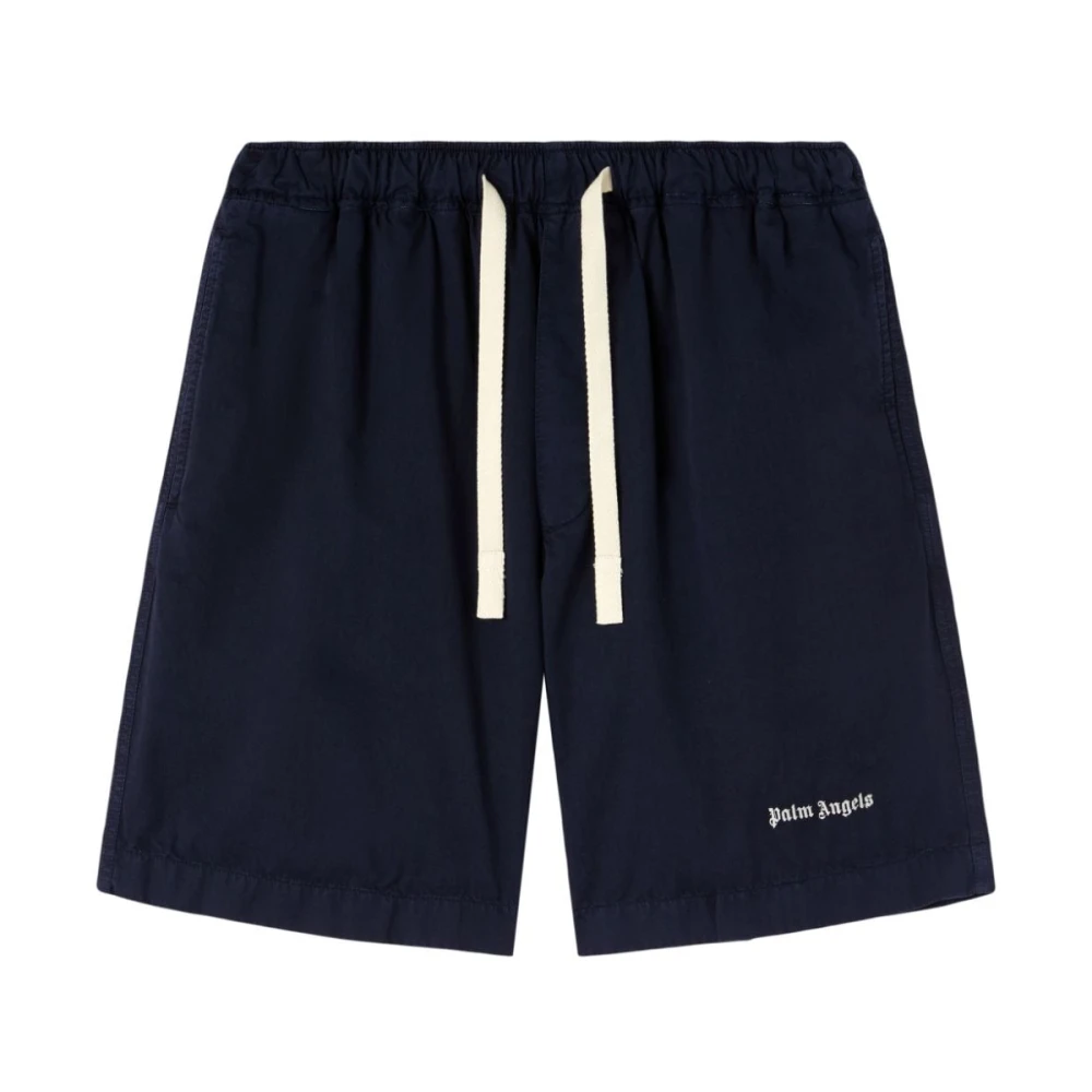 Palm Angels Casual Shorts Blue Heren
