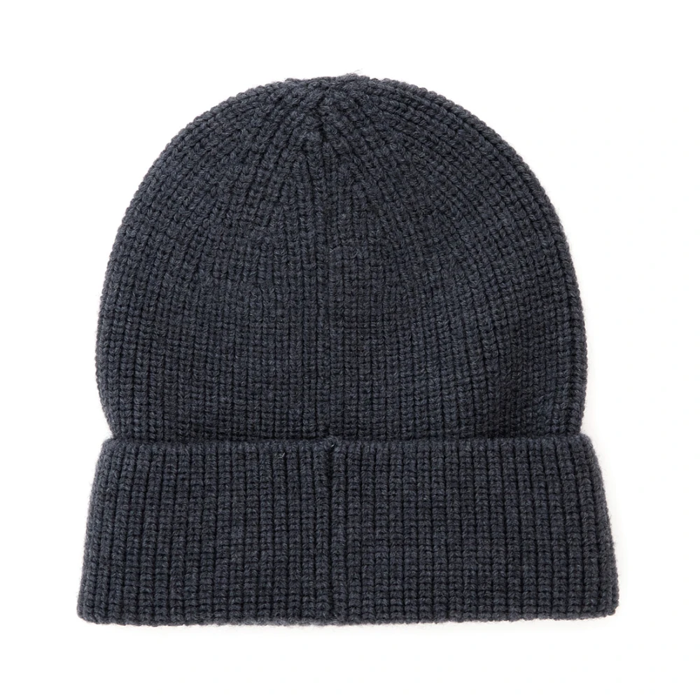 Drole de Monsieur Grijze Merinowol Beanie Hoed Gray Heren