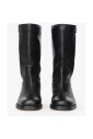 black-leather-ankle-boots