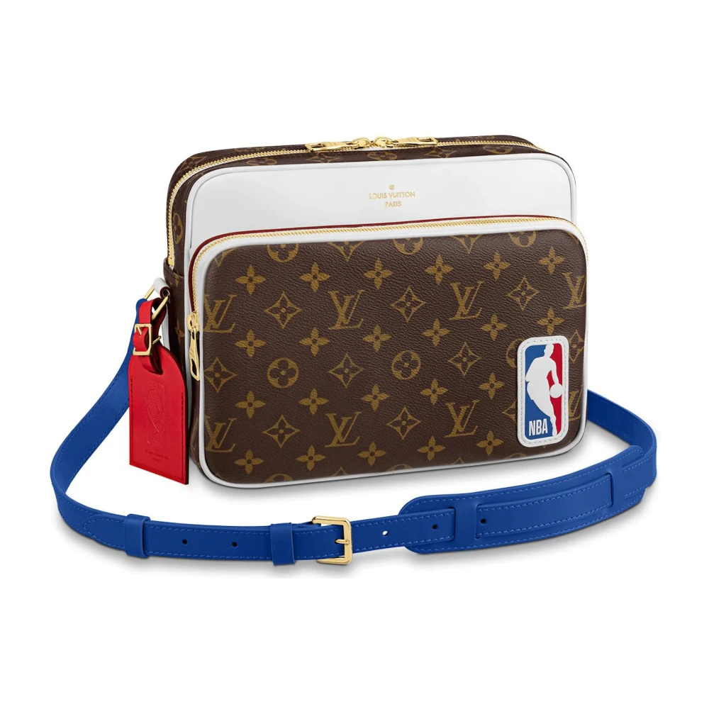 Louis Vuitton Brun Monogram Messenger Väska NBA Stil Brown, Dam