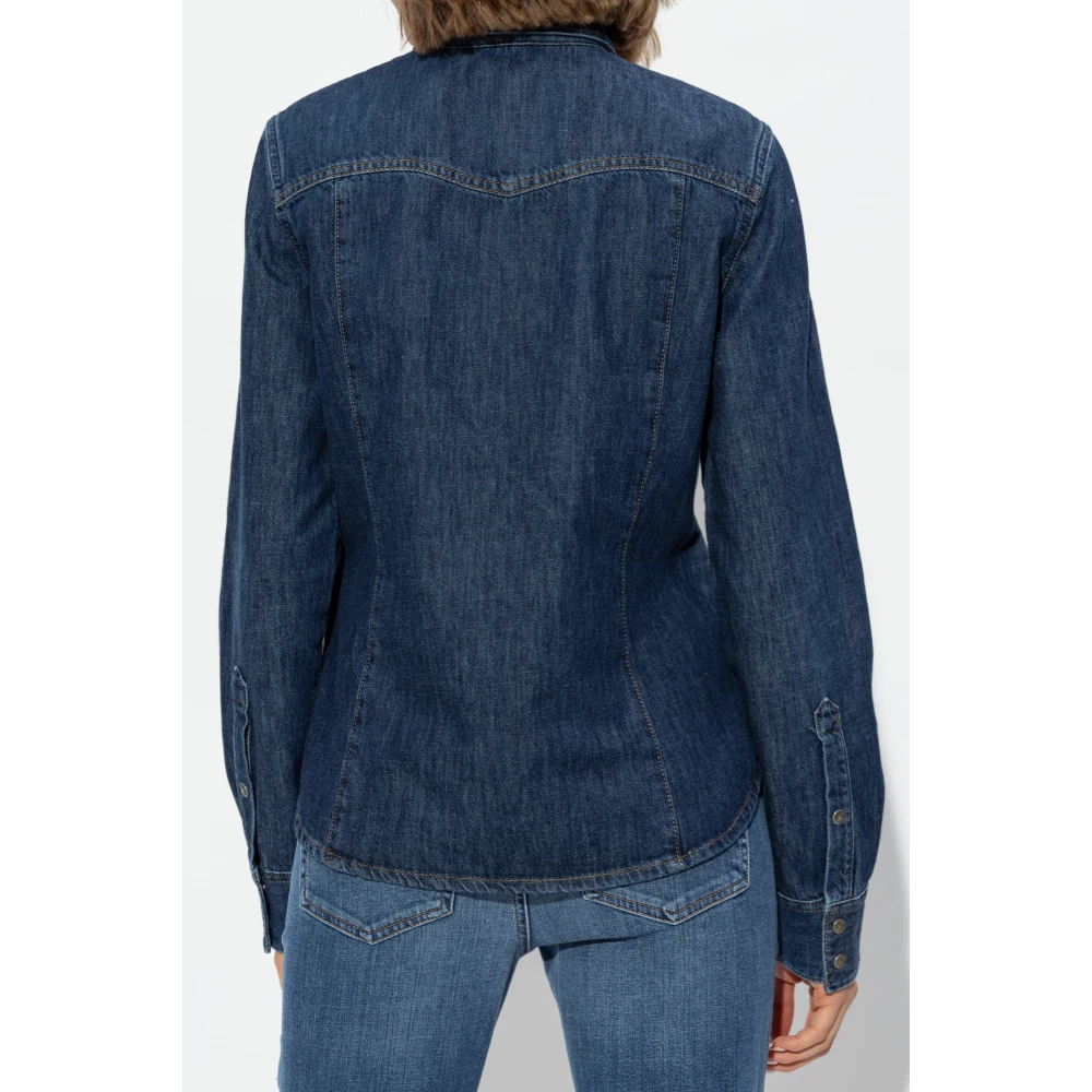 Diesel Denim shirt De-Waves Blue Dames