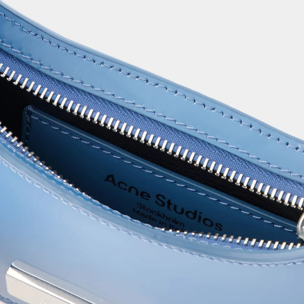 Acne Studios Blauwe Leren Micro Schoudertas Blue Dames