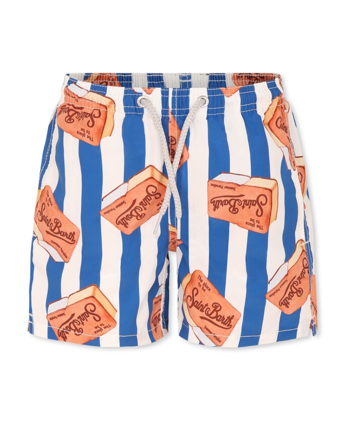 short-de-bain-raye-bleu-avec-patch-glace