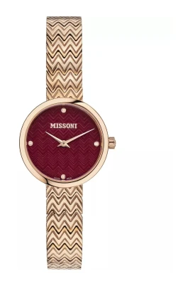Zigzag Rose Gold Bracelet Watch