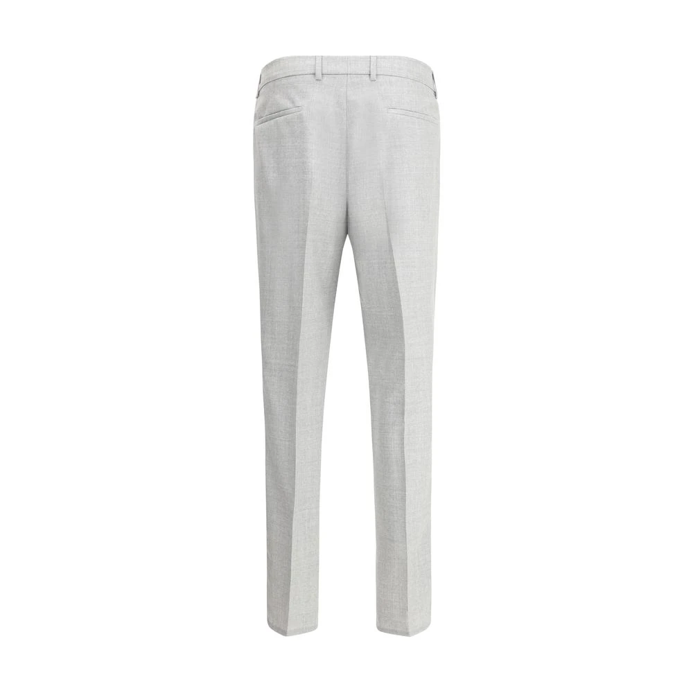 BRUNELLO CUCINELLI Mlange Wollen Broek Gray Heren