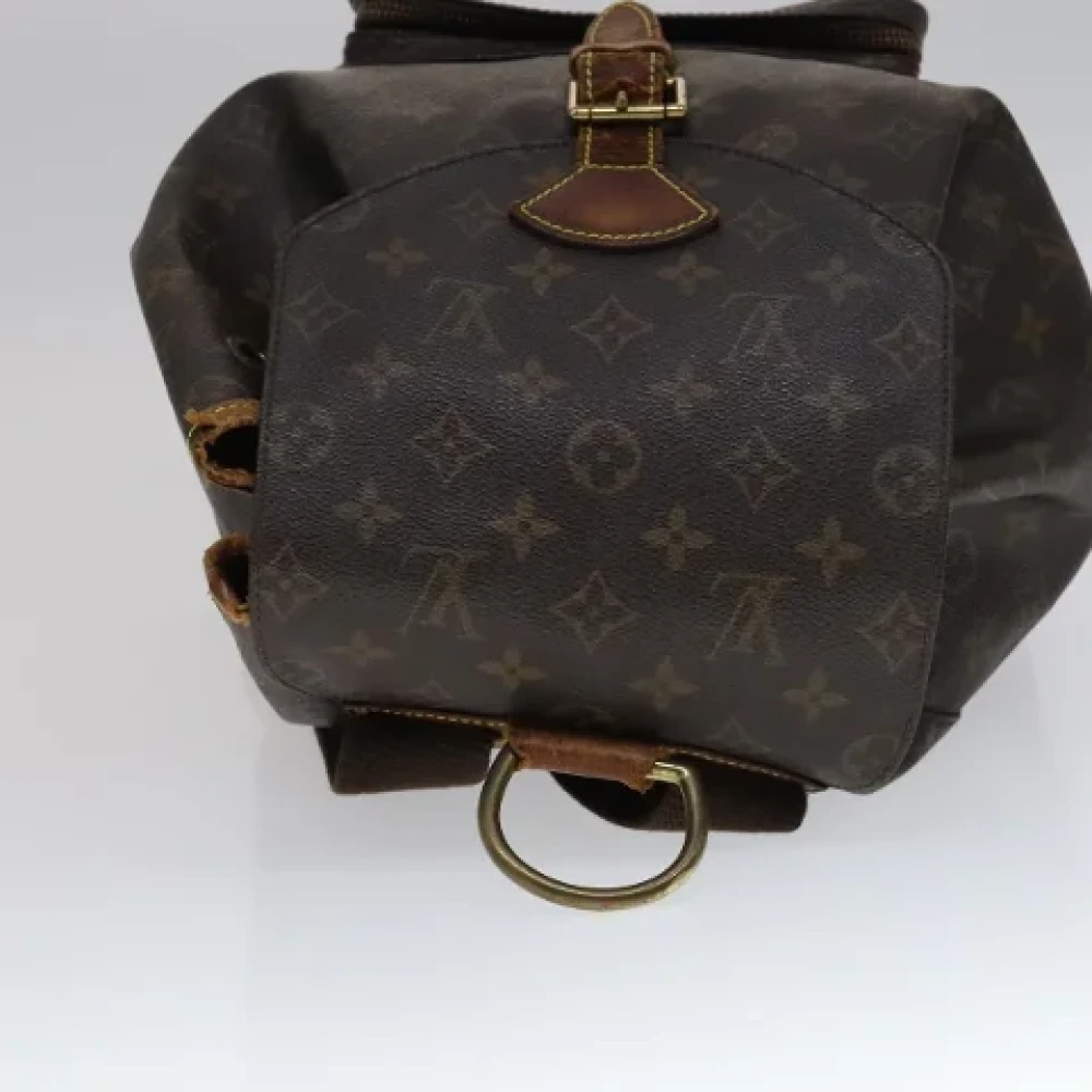 Louis Vuitton Vintage Pre-owned Canvas backpacks Brown Dames
