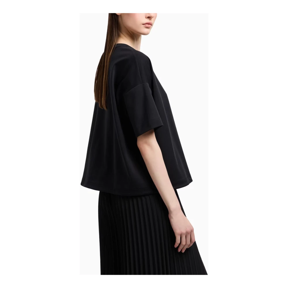 Emporio Armani Zwarte Truien voor Mannen Black Dames