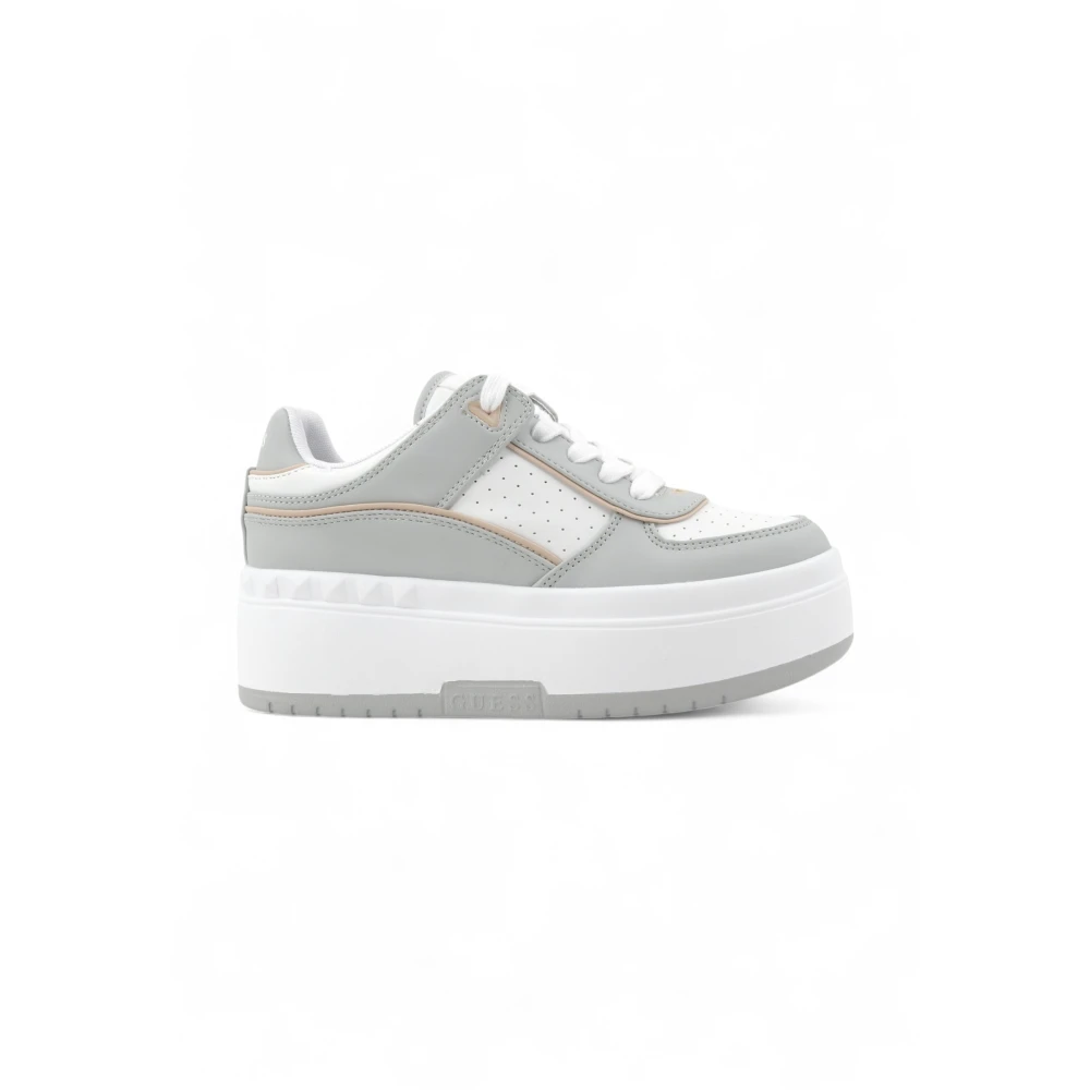 Guess Ridgee Platform Sneakers Dames Schoenen Grijs