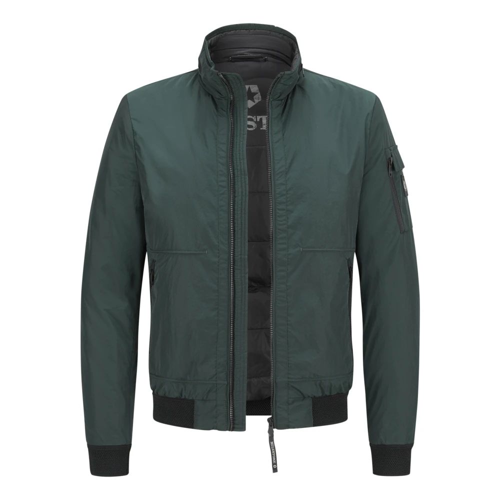 Milestone Gewatteerde lichtgewicht blouson jas Green Heren