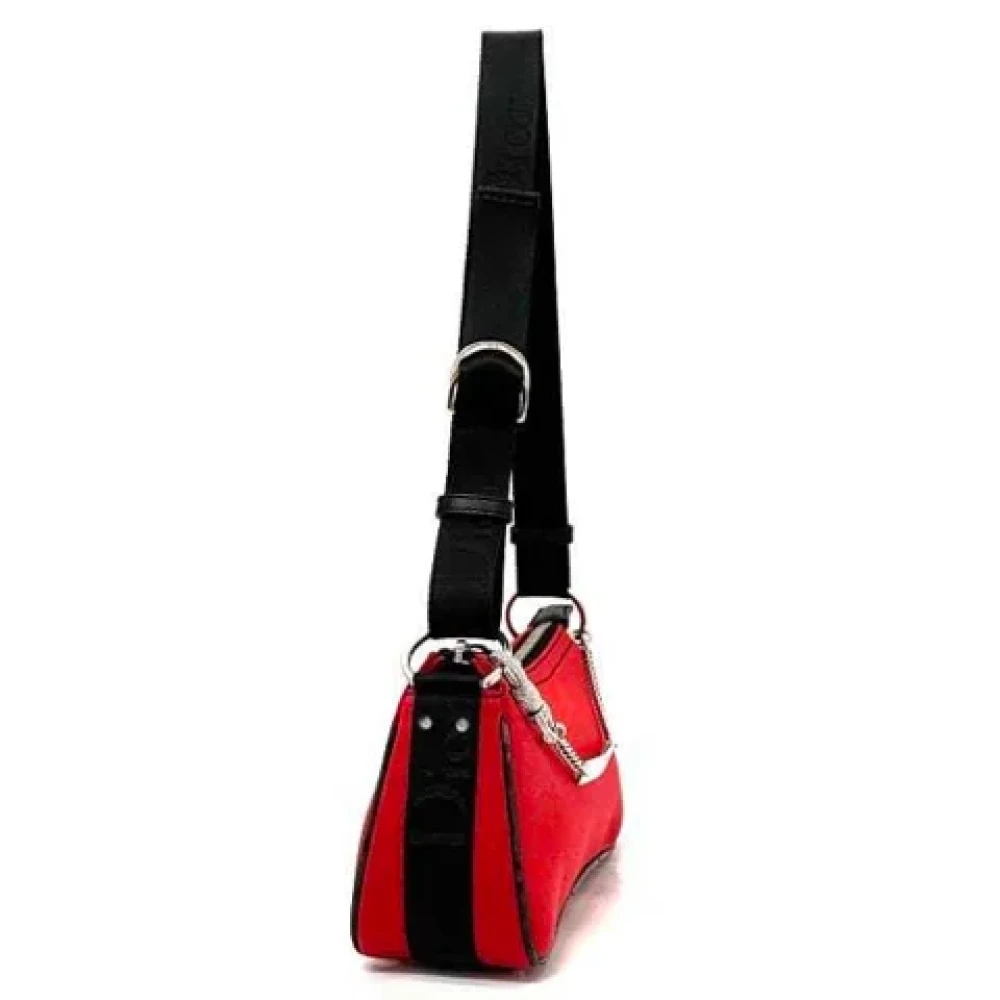 Dior Vintage Pre-owned Fabric dior-bags Red Dames