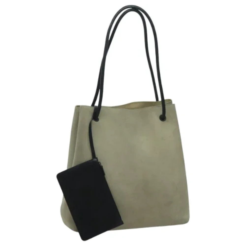 Gucci Vintage Pre-owned Suede gucci-bags Beige Dames