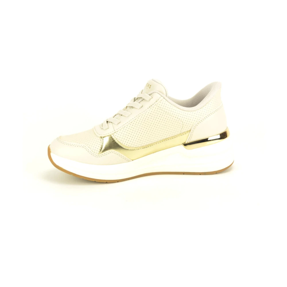 Skechers Runner slip-in SpieZ. Dames Schoenen Beige