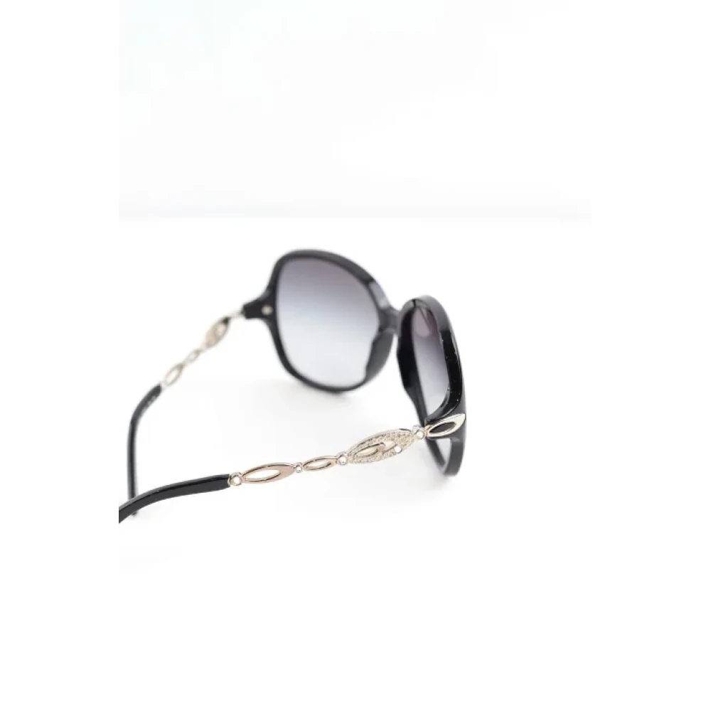Bvlgari Vintage Pre-owned Plastic sunglasses Black Dames