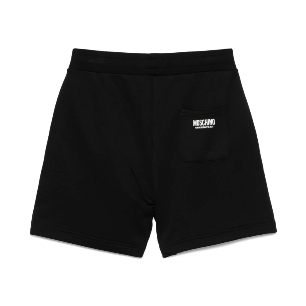 Moschino Zwarte Bermuda Shorts Black Heren