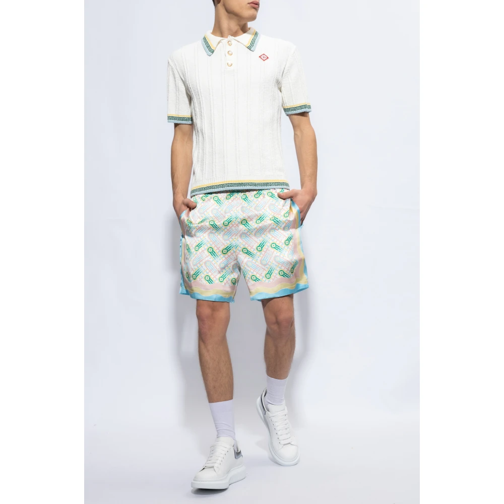 Casablanca Zijden shorts Multicolor Heren