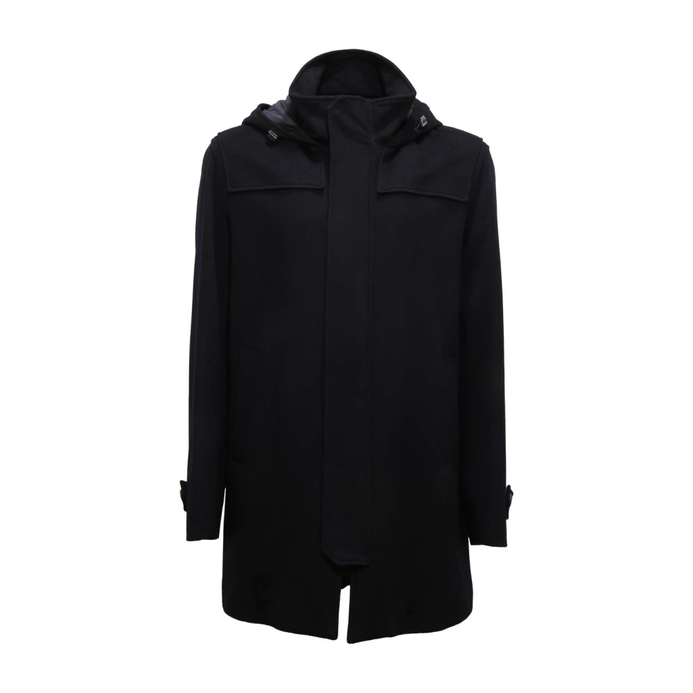 Herno Hombre Azul - Abrigo De Lana Y Cachemira - Coats - M - Abrigo De Lana Y Cachemira