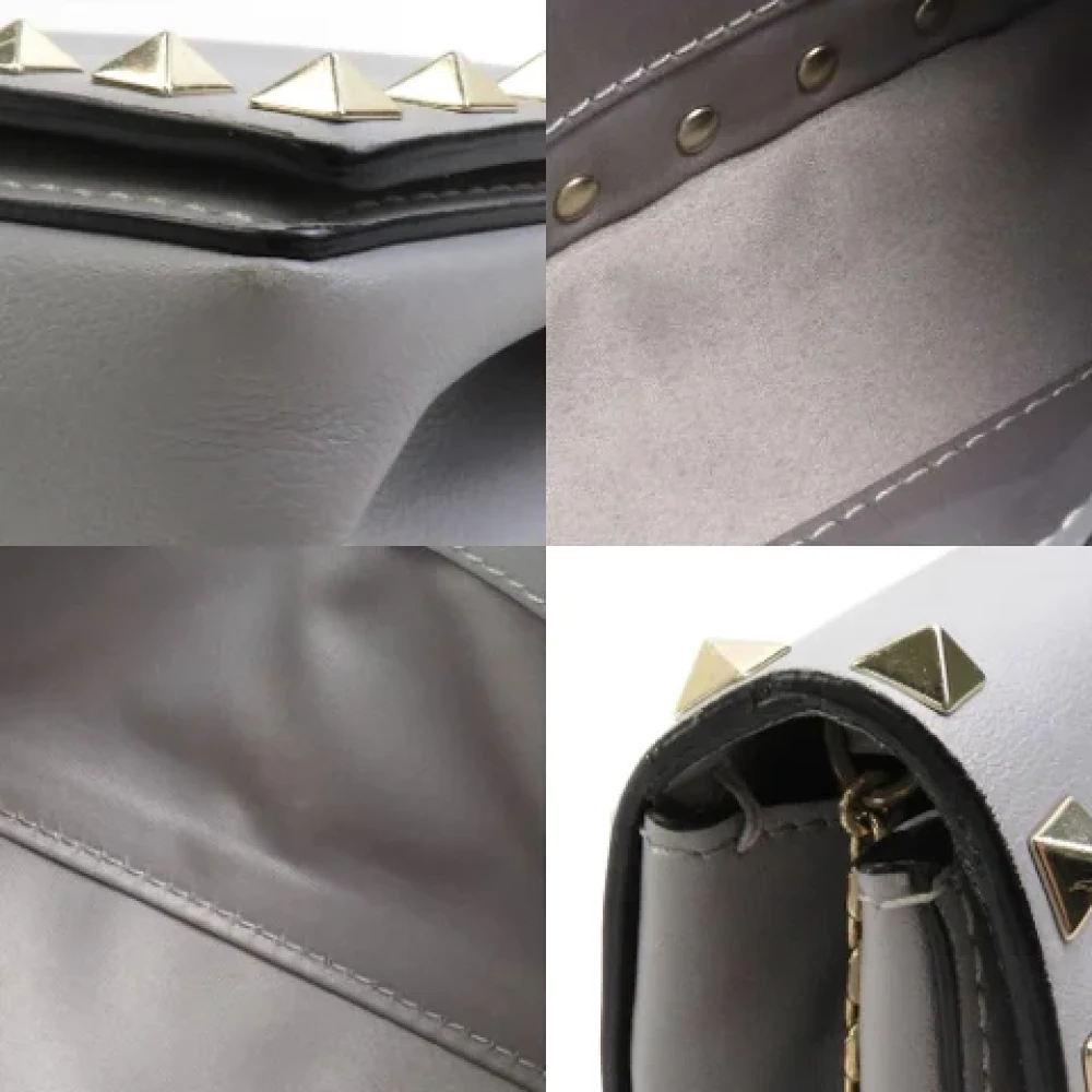Valentino Vintage Pre-owned Fabric balenciaga-bags Gray Dames