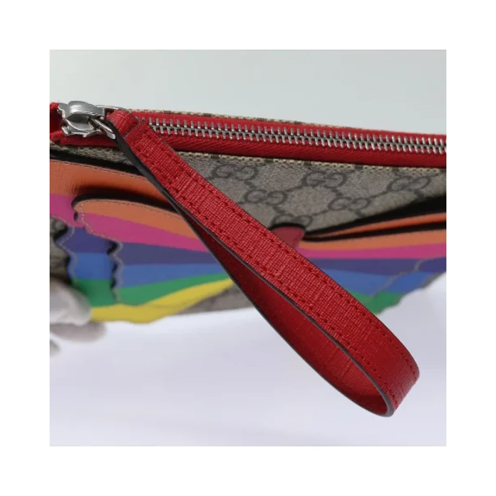 Gucci Vintage Pre-owned Plastic gucci-bags Beige Dames